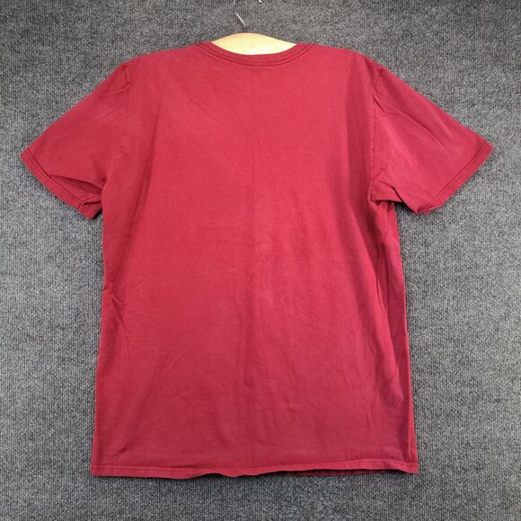 Nike Men's PHYS. ED Standard Fit T-Shirt Red Large Short Sleeve Crew Neck Cotton - Picture 6 of 14
